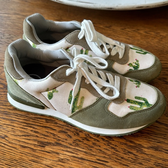 Inkkas Cactus Shoes Boho Women's sz 8 Prickly Jogger - Picture 4 of 8